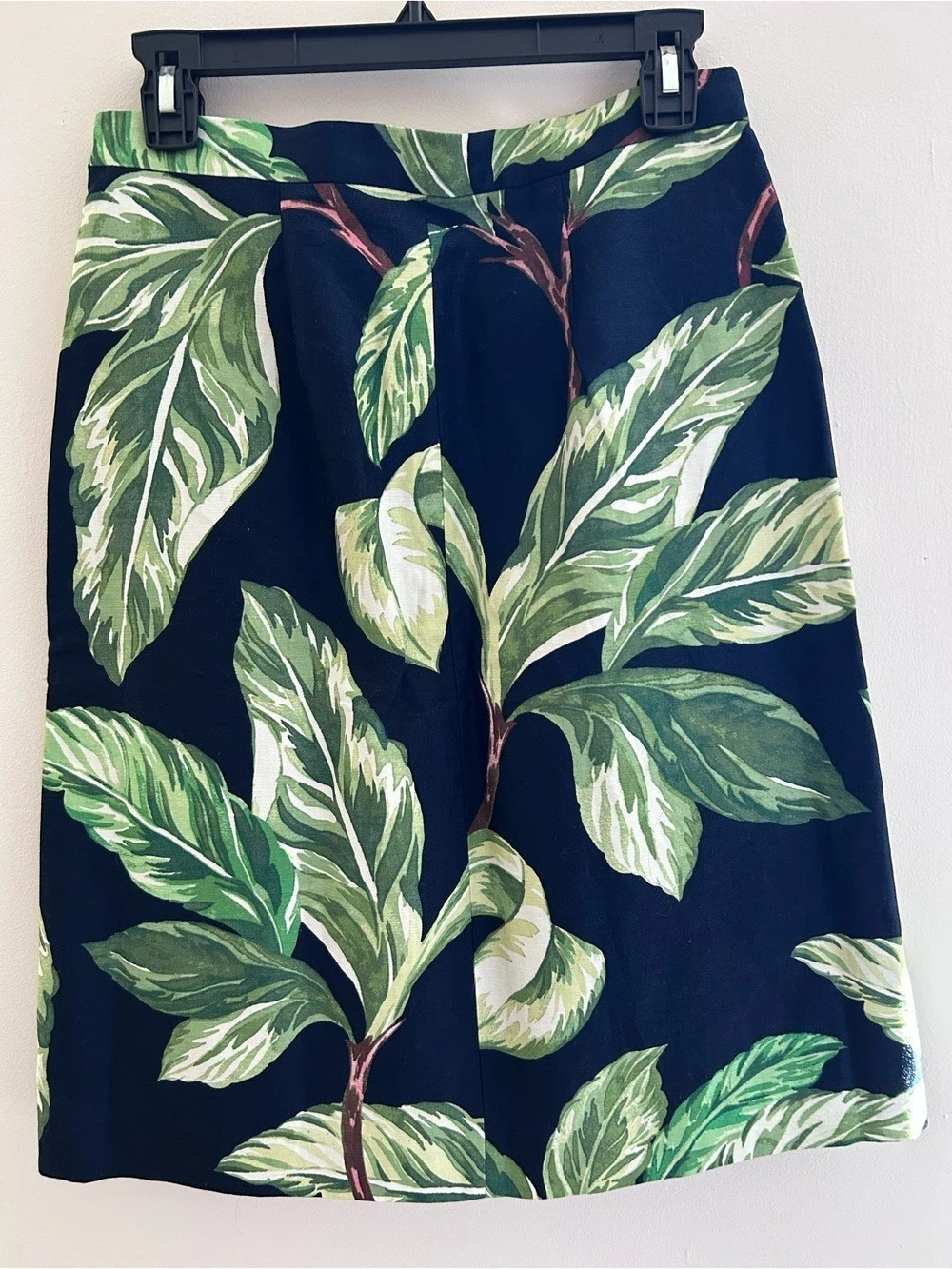 Ann Taylor Floral Linen Skirt - Picture 2 of 5
